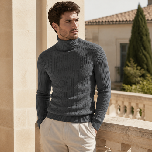 Valenric Ashton Textured Rollneck — imagem secundária
