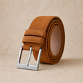 Valenric Suede Plaid Belt