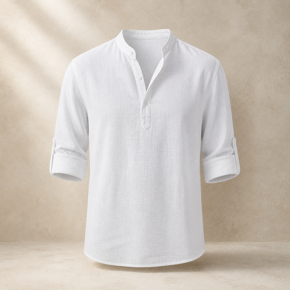 Valenric Coastal Linen Henley — capa