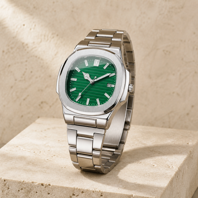 Valenric Celeste Steel Watch