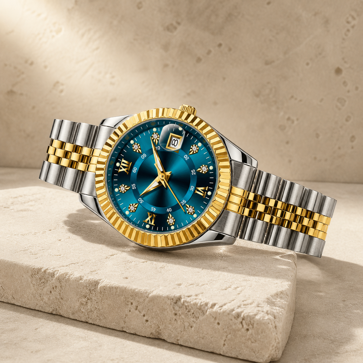 Valenric Celeste Steel Watch — capa