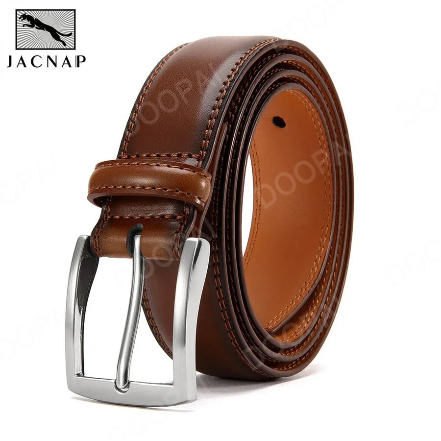 Valenric Long-Size Automatic Leather Belt