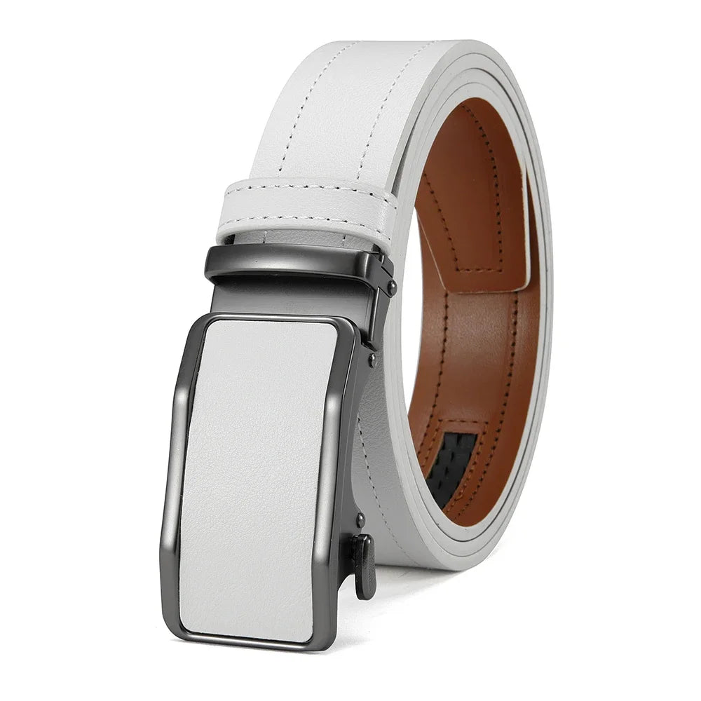 Valenric Ratchet Leather Belt