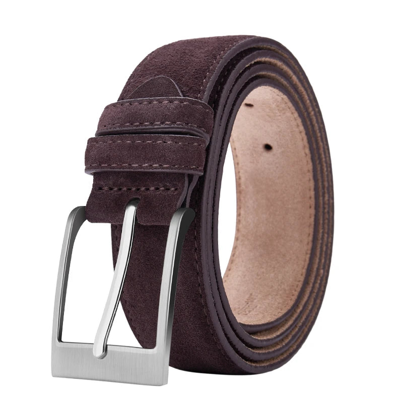 Valenric Suede Plaid Belt
