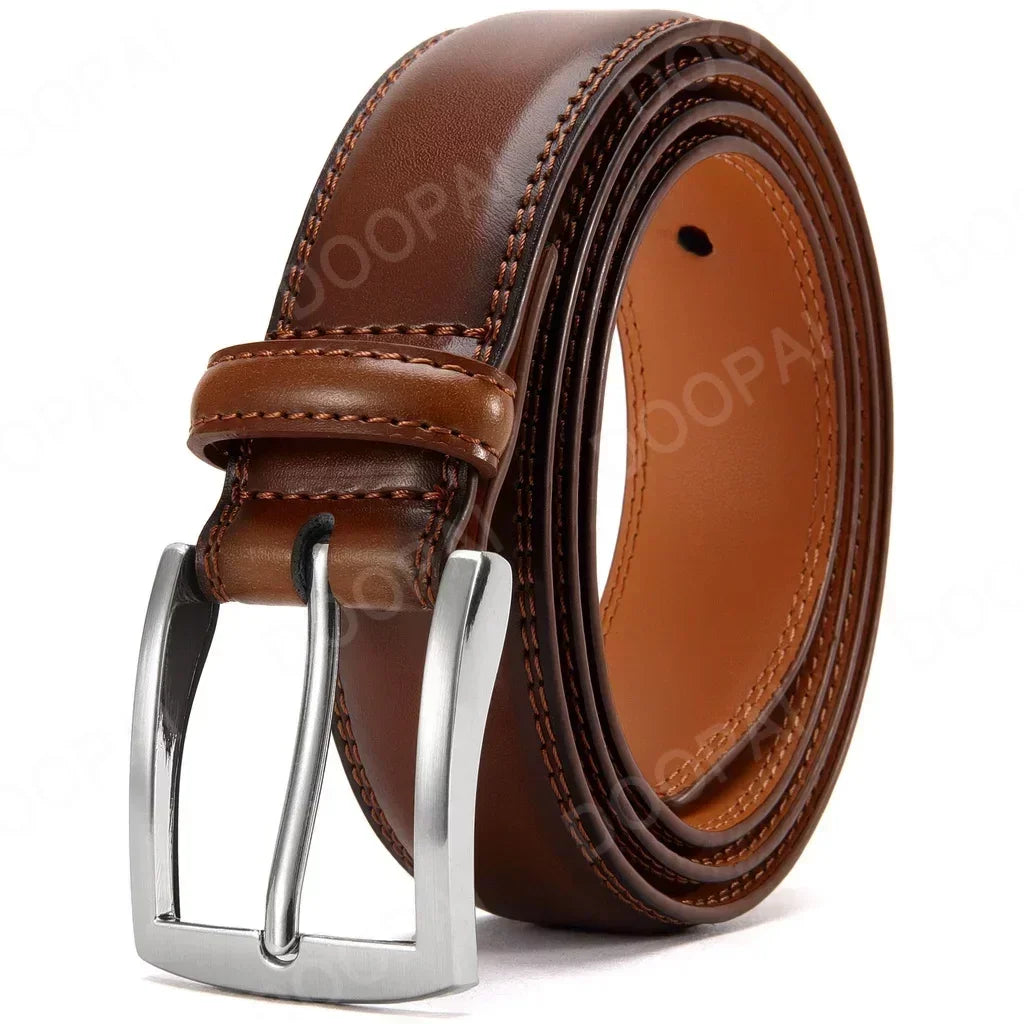 Valenric Long-Size Automatic Leather Belt