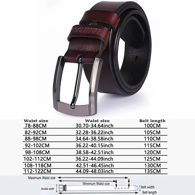 Valenric Western Cowskin Belt