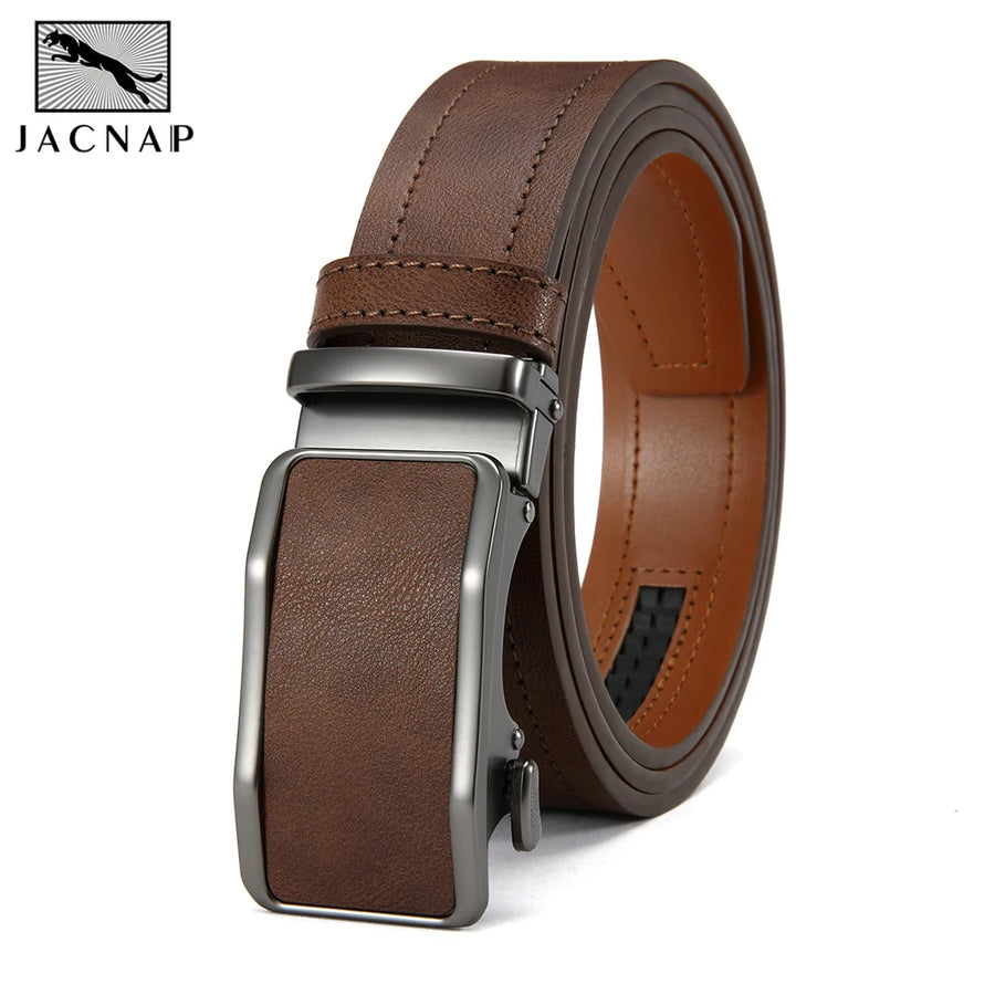 Valenric Ratchet Leather Belt