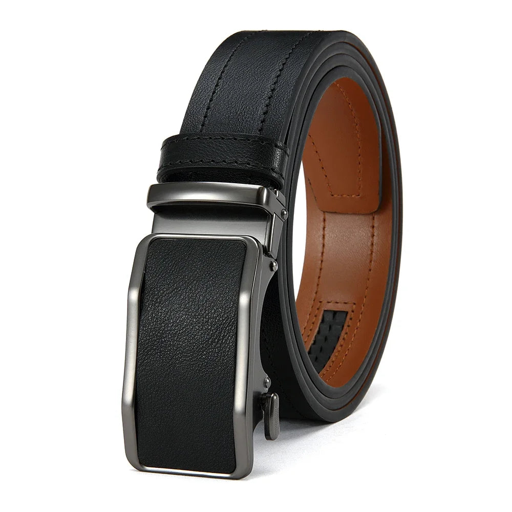 Valenric Ratchet Leather Belt