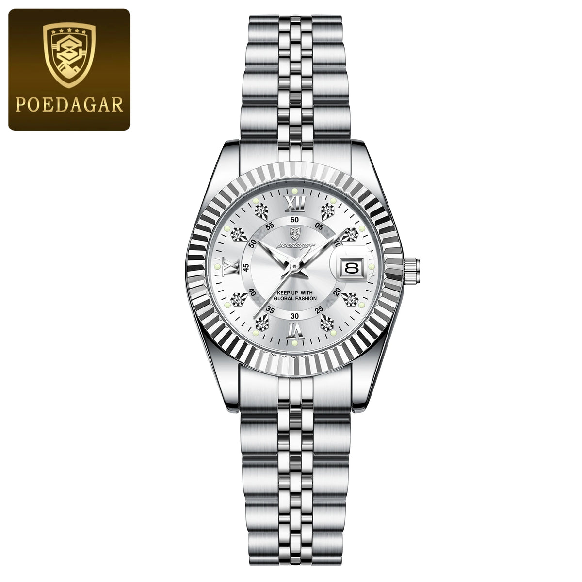 Valenric Celeste Steel Watch