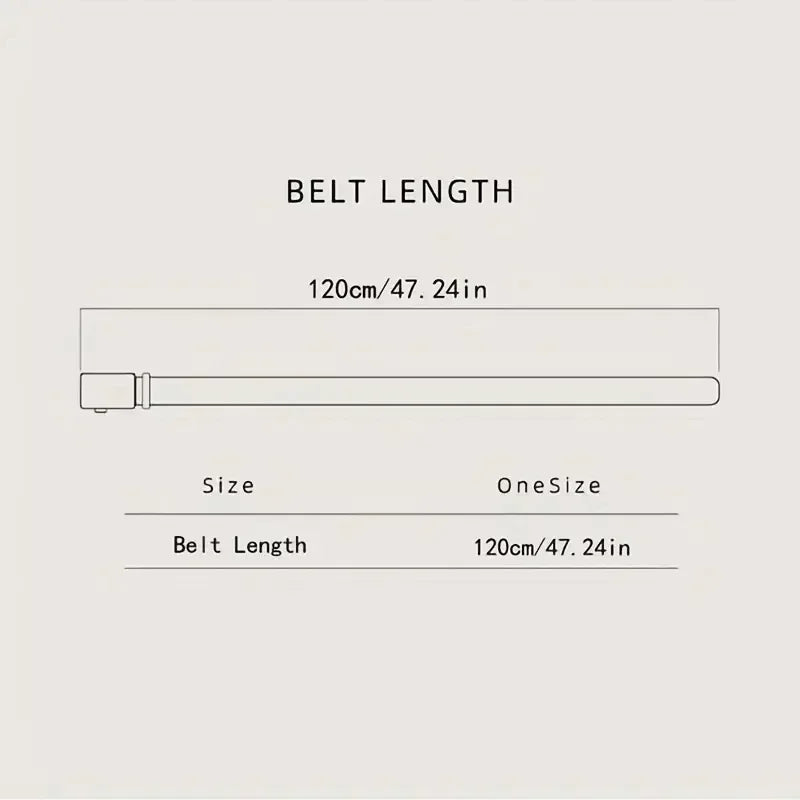 Valenric Smooth-Buckle Business Belt