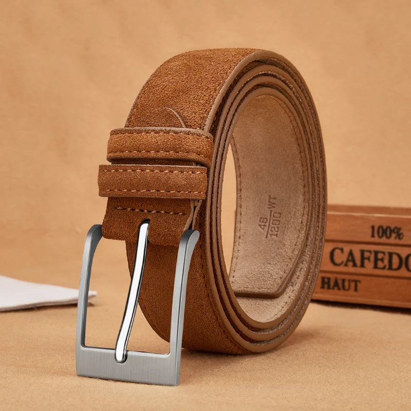 Valenric Suede Plaid Belt