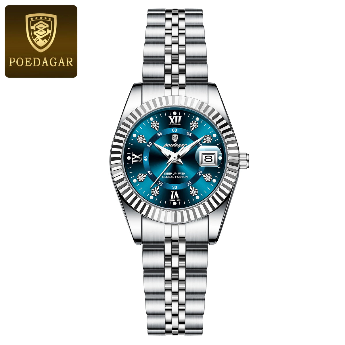 Valenric Celeste Steel Watch