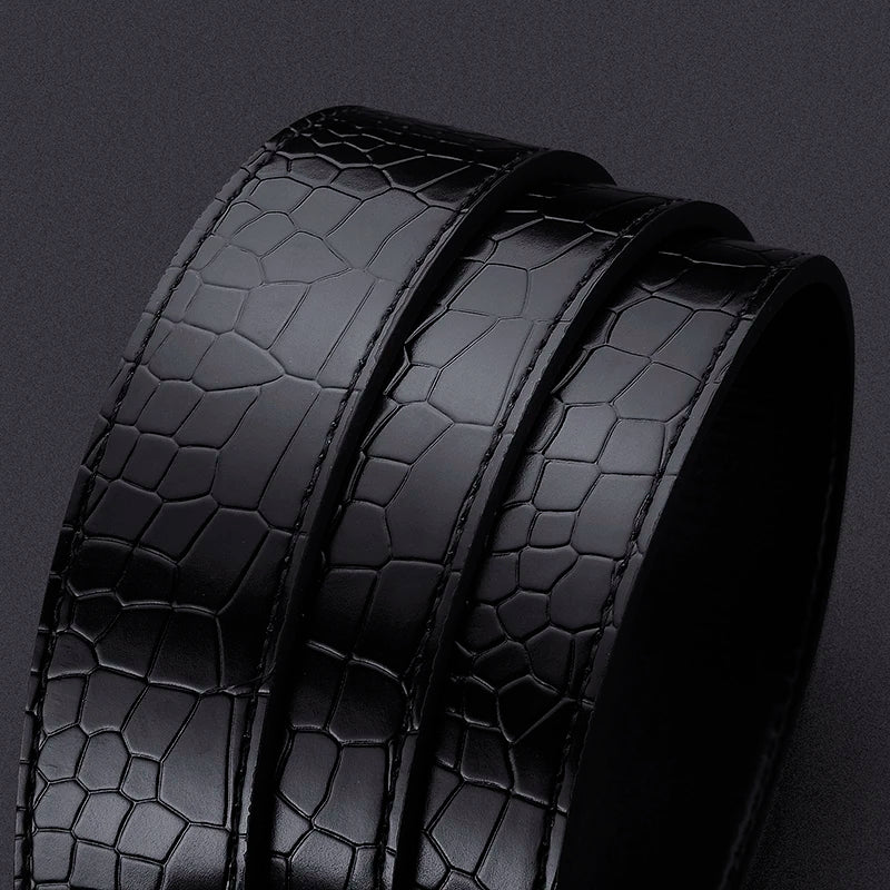 Valenric Croc-Embossed Automatic Belt
