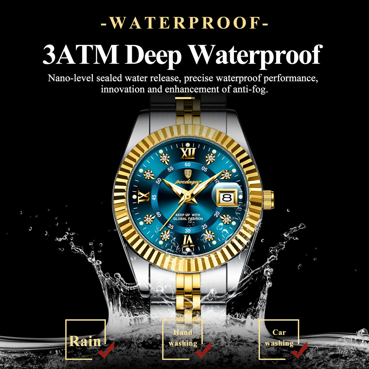 Valenric Celeste Steel Watch
