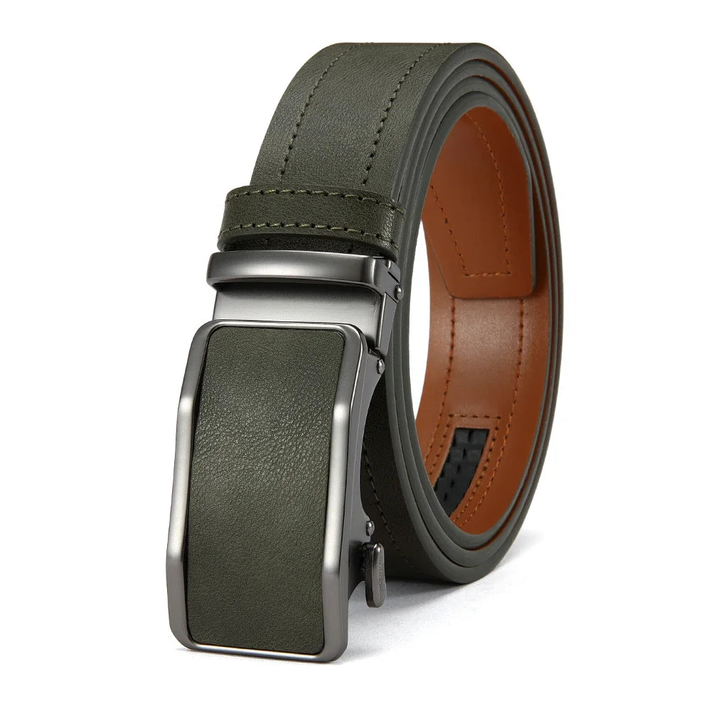 Valenric Ratchet Leather Belt