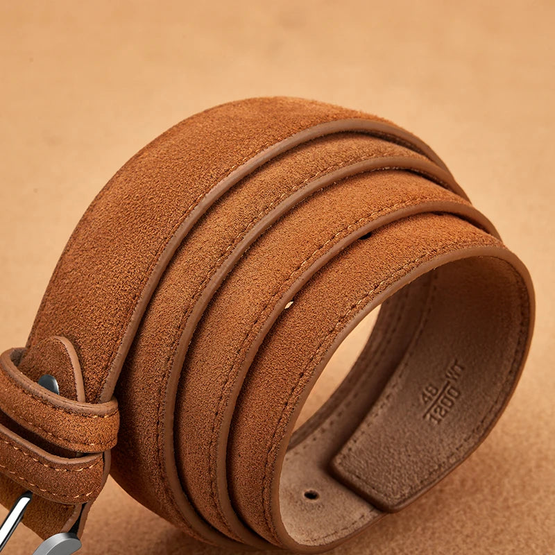 Valenric Suede Plaid Belt