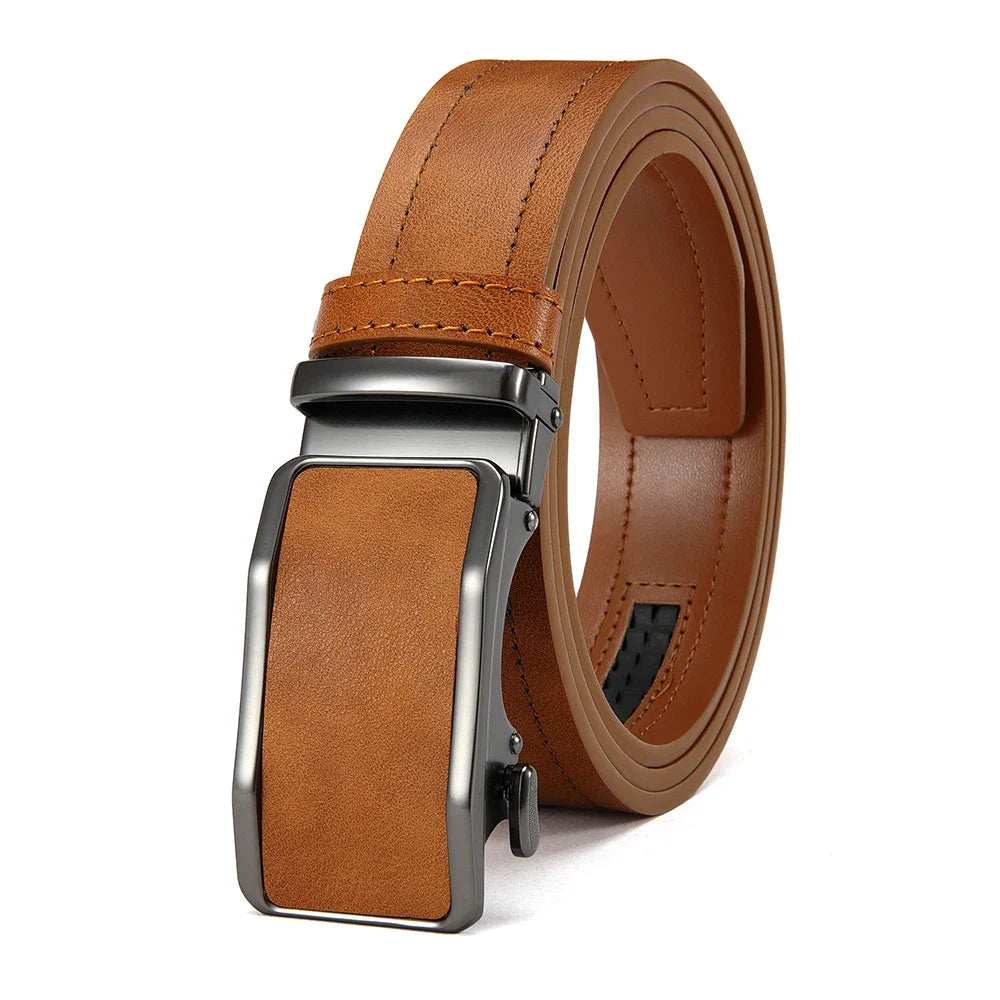 Valenric Ratchet Leather Belt