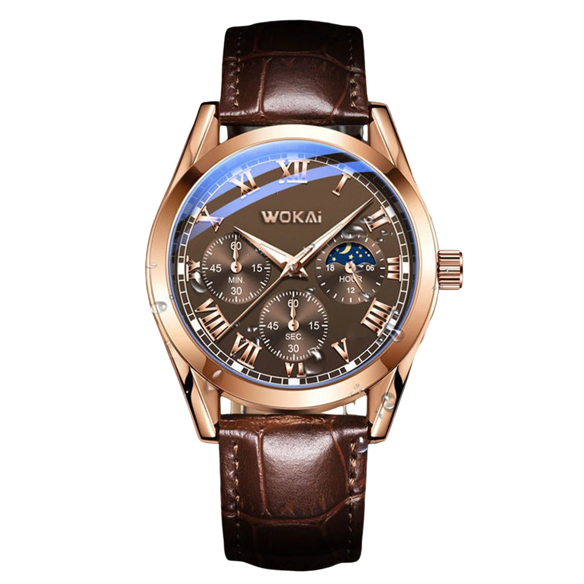 Valenric Calendar Leather Watch
