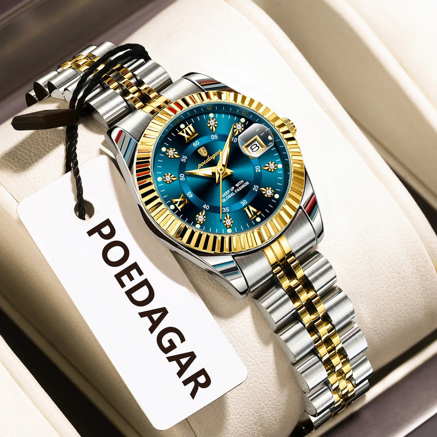 Valenric Celeste Steel Watch