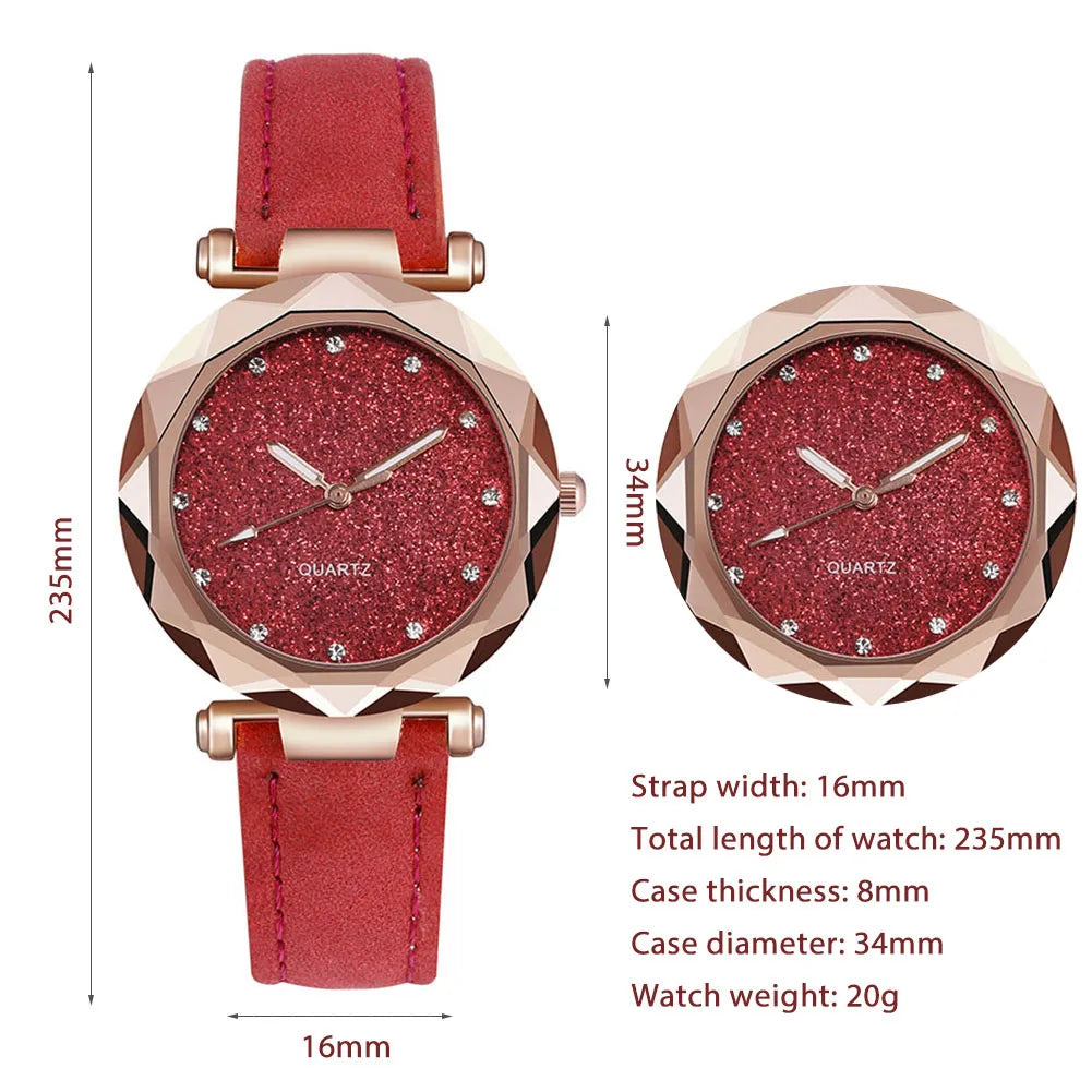 Valenric Calendar Leather Watch