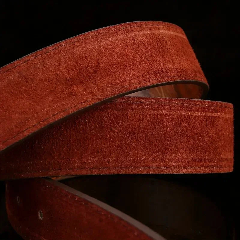 Valenric Smooth-Buckle Business Belt