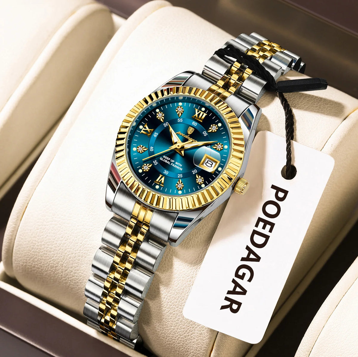 Valenric Celeste Steel Watch