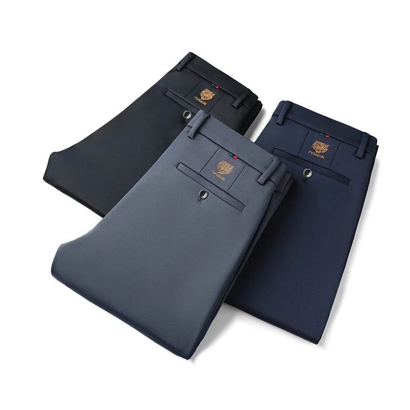 Valenric Tiger Crest Formal Trousers