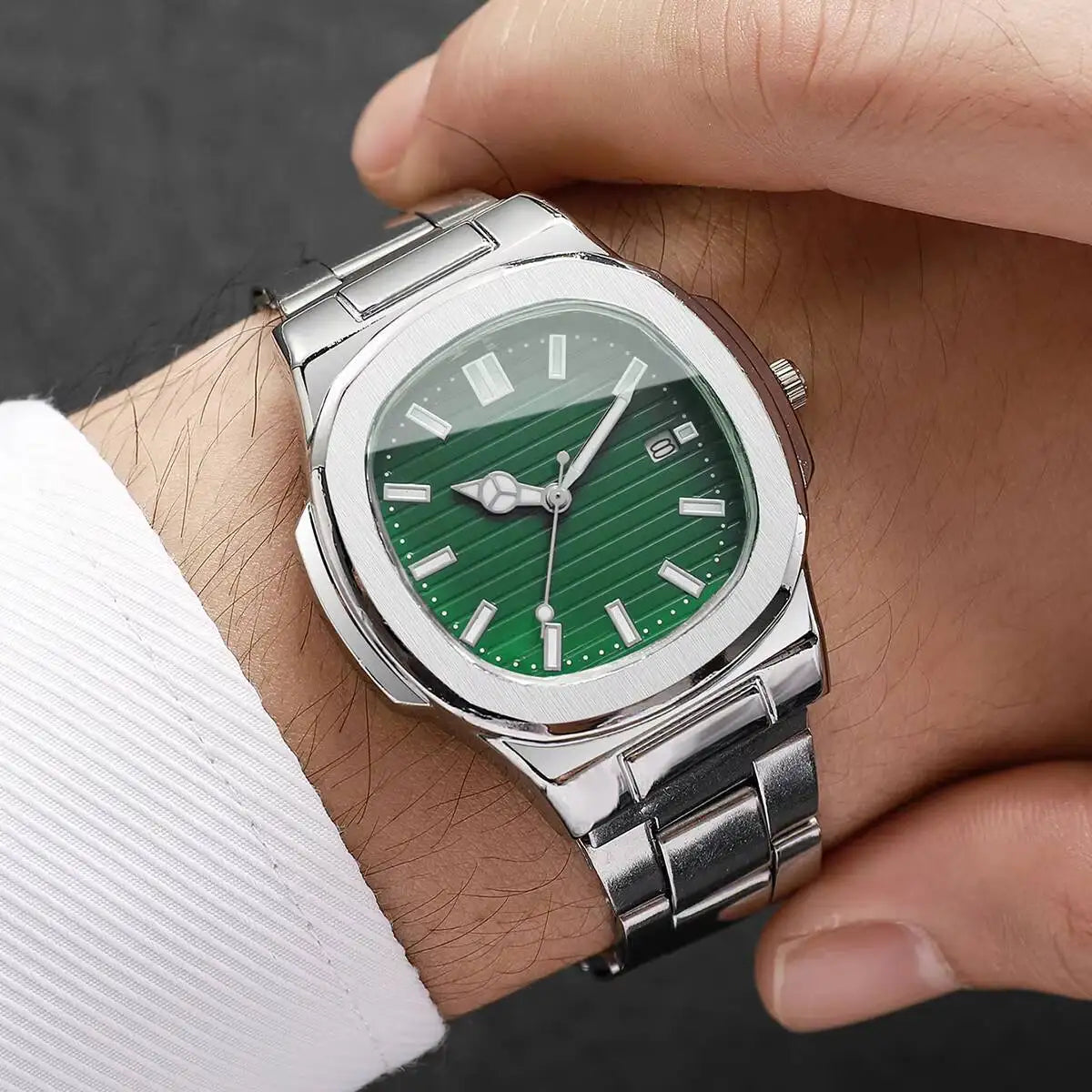 Valenric Celeste Steel Watch
