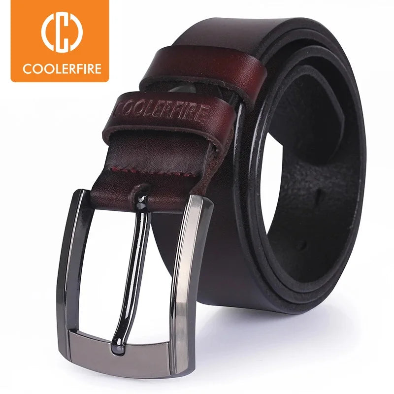Valenric Western Cowskin Belt