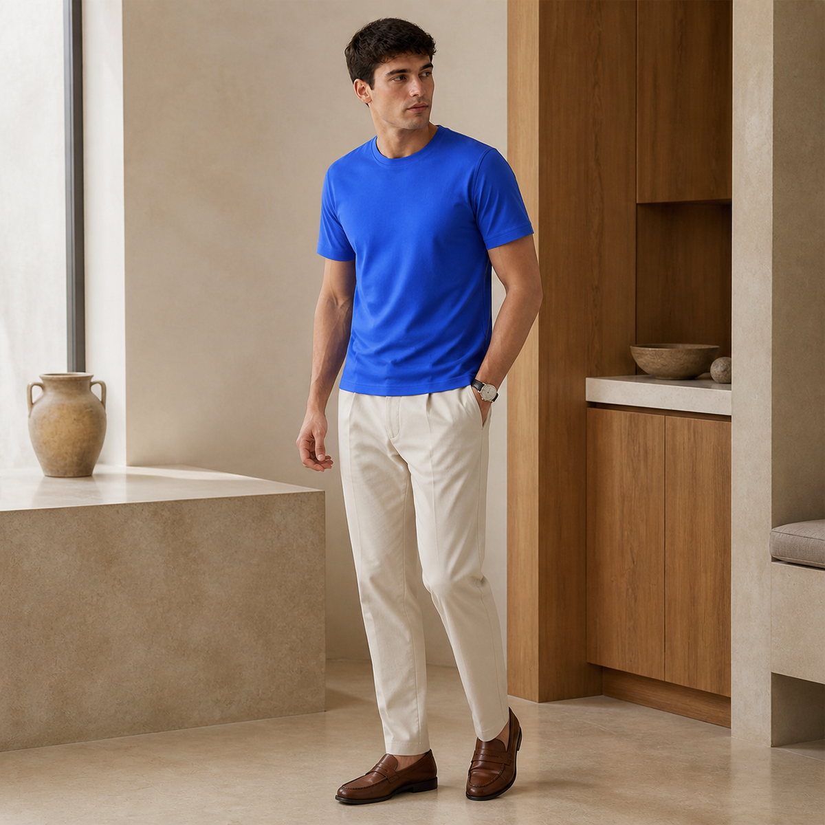 Valenric Essential Cotton T-Shirt — premium lifestyle