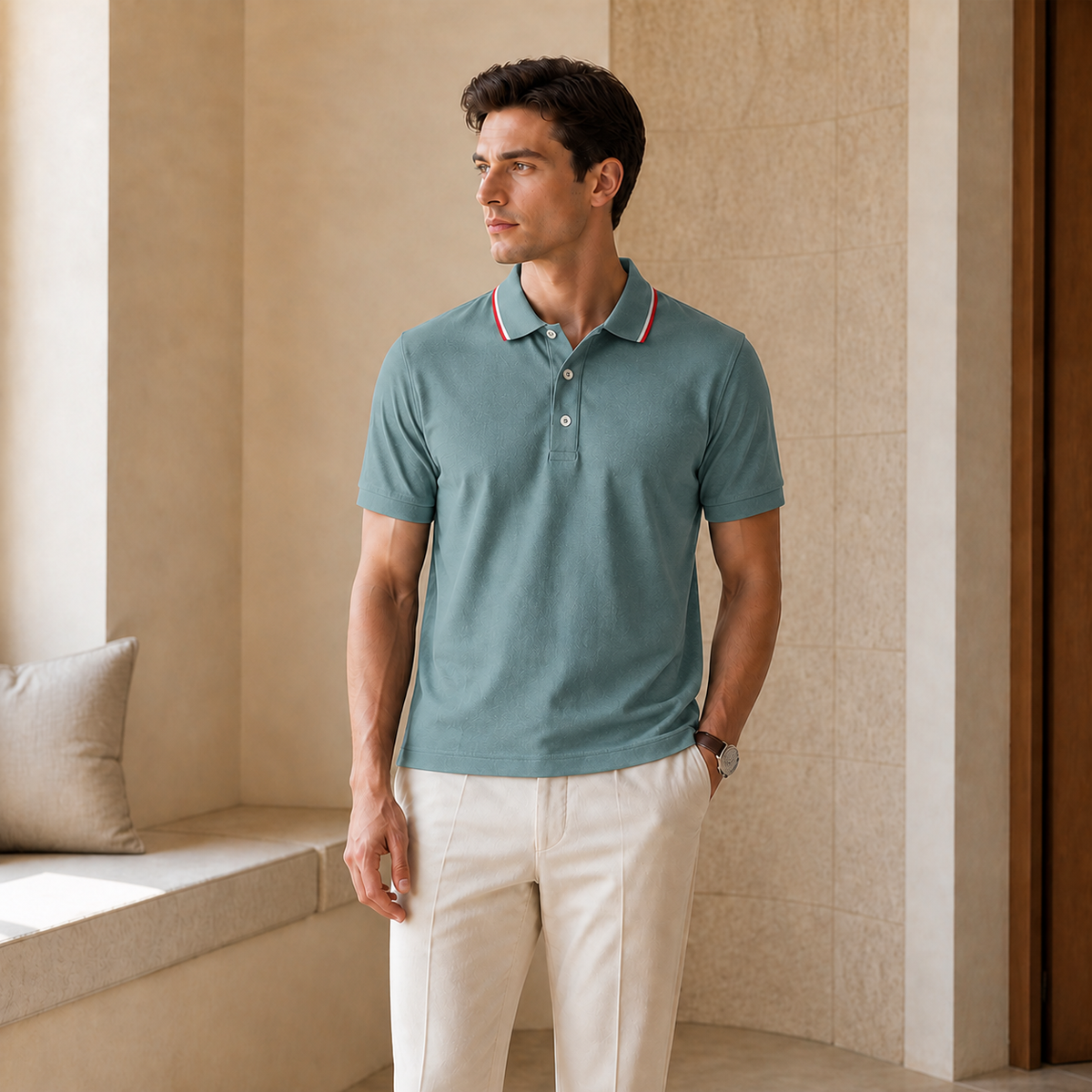 Valenric Essential Summer Polo — Grey