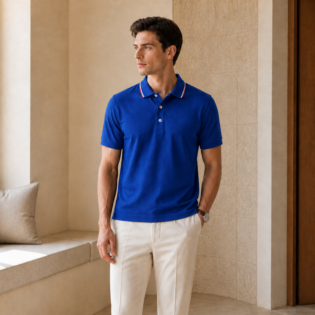Valenric Essential Summer Polo — Blue