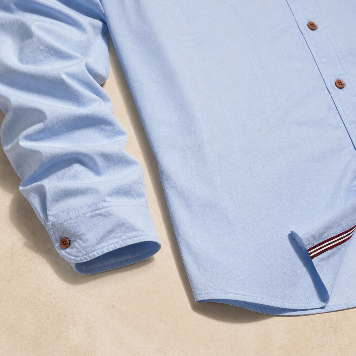 Valenric Heritage Cotton Stand-Collar Shirt — benefit detail 2