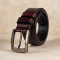 Valenric Western Cowskin Belt